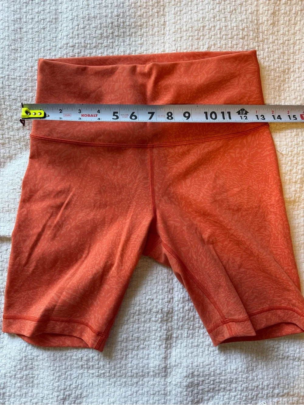 lululemon athletica High-Rise Rust Orange Bike Shorts